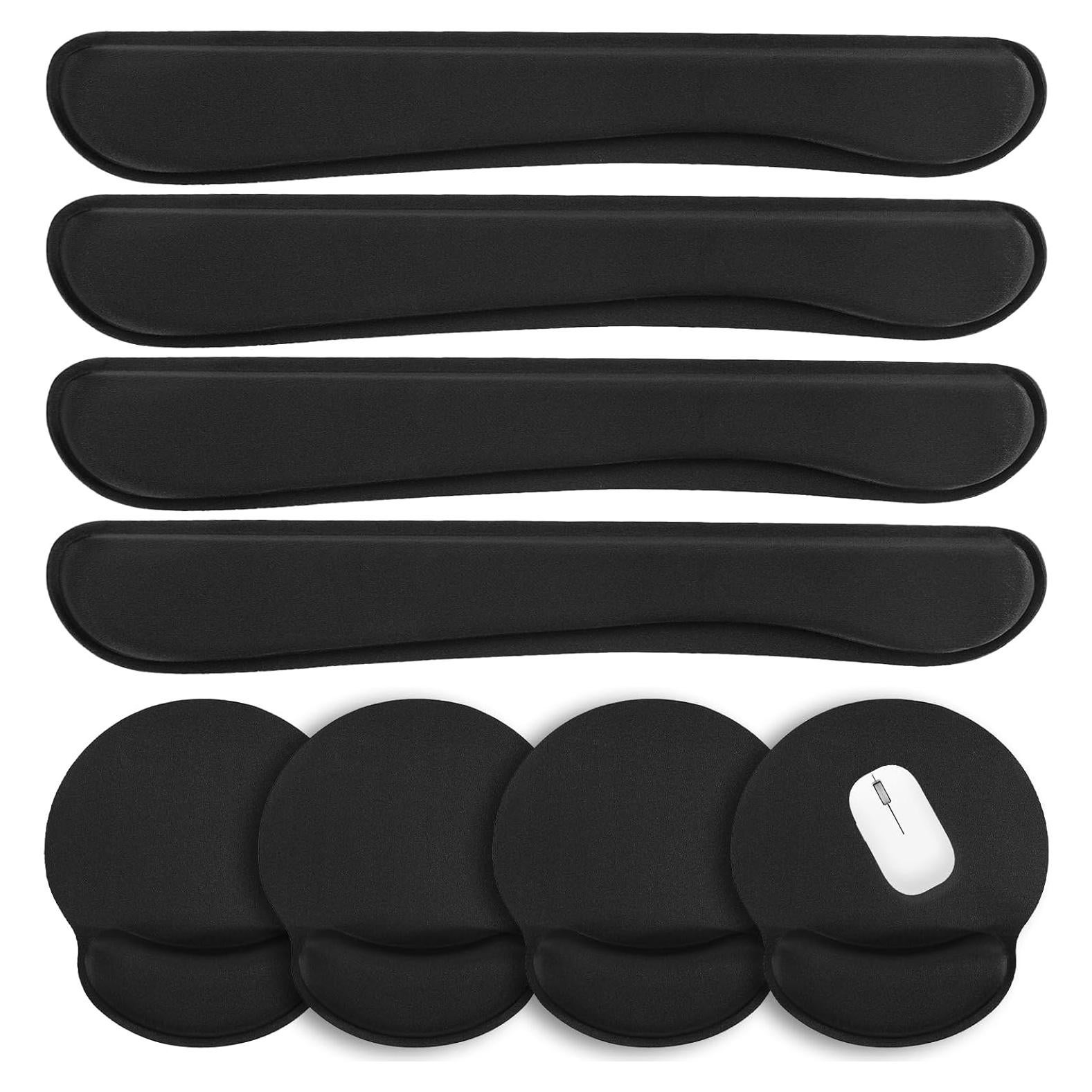 Juego de 8 Piezas Almohadillas Ergonómicas Bcbei Lin002 Negro