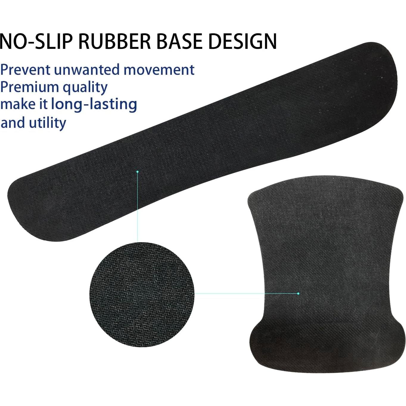 Set Almohadillas Ergonómicas L-SPOUTTO para Teclado y Ratón