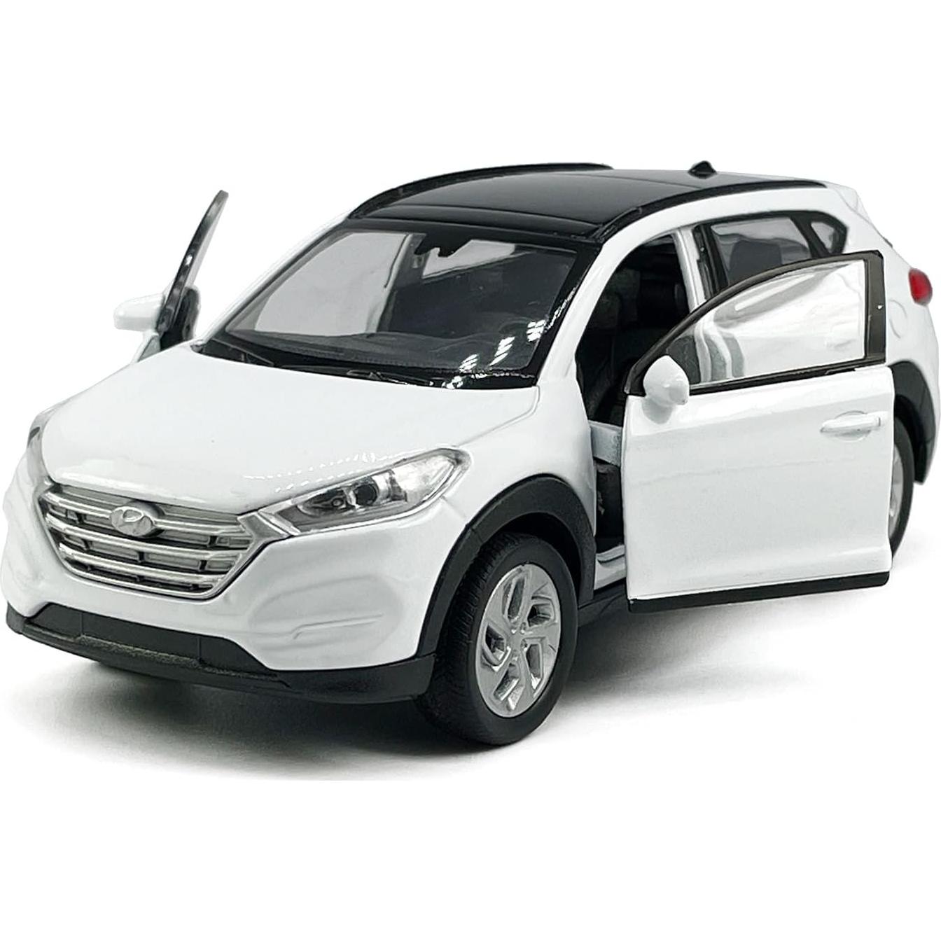 Coche de Juguete Hyundai Tucson 1:36 Metal Diecast Blanco