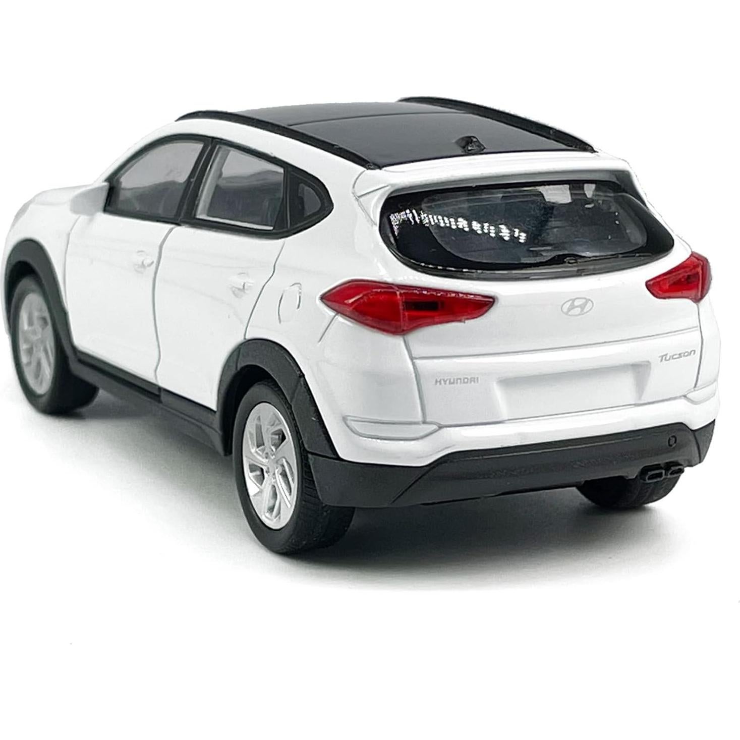 Coche de Juguete Hyundai Tucson 1:36 Metal Diecast Blanco