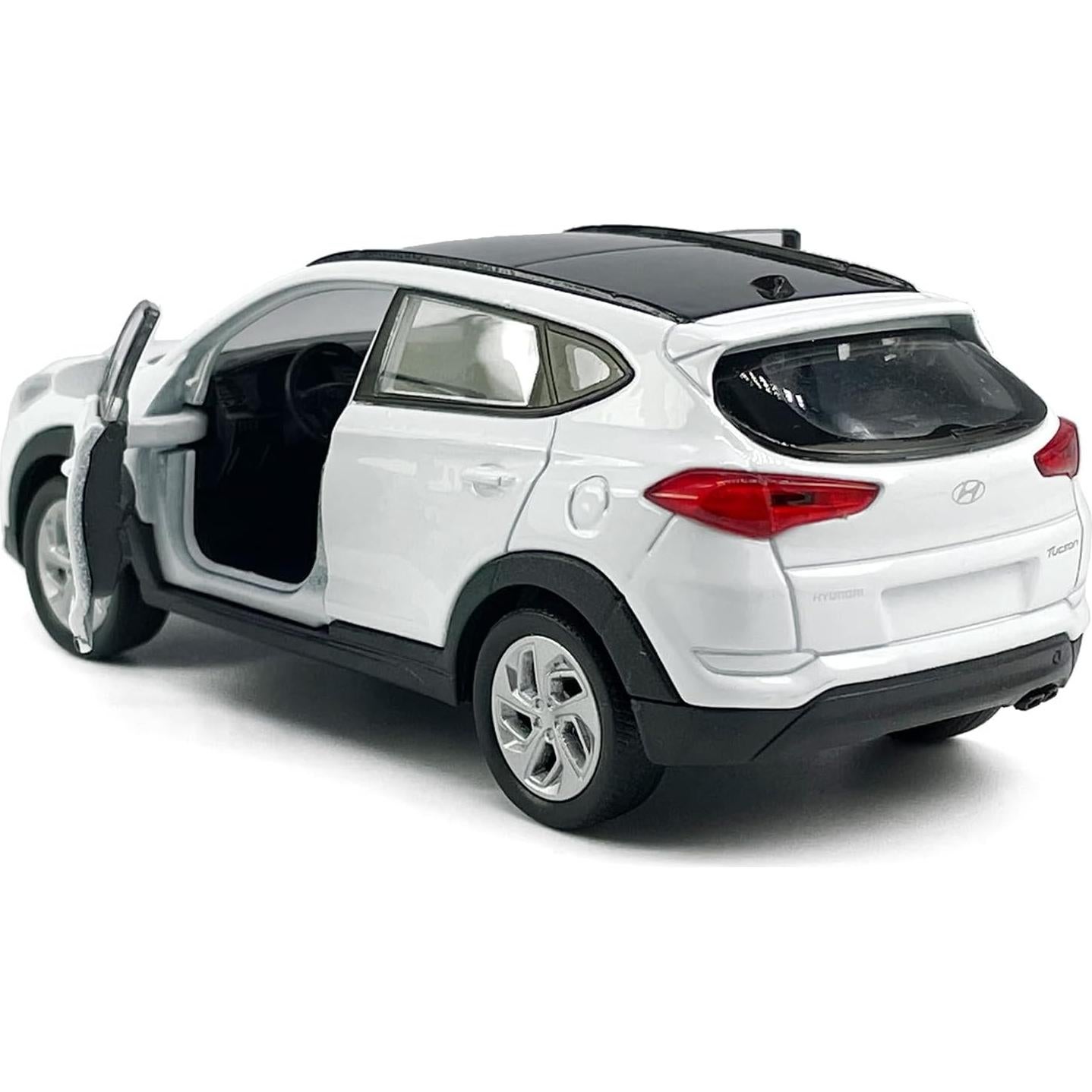 Coche de Juguete Hyundai Tucson 1:36 Metal Diecast Blanco