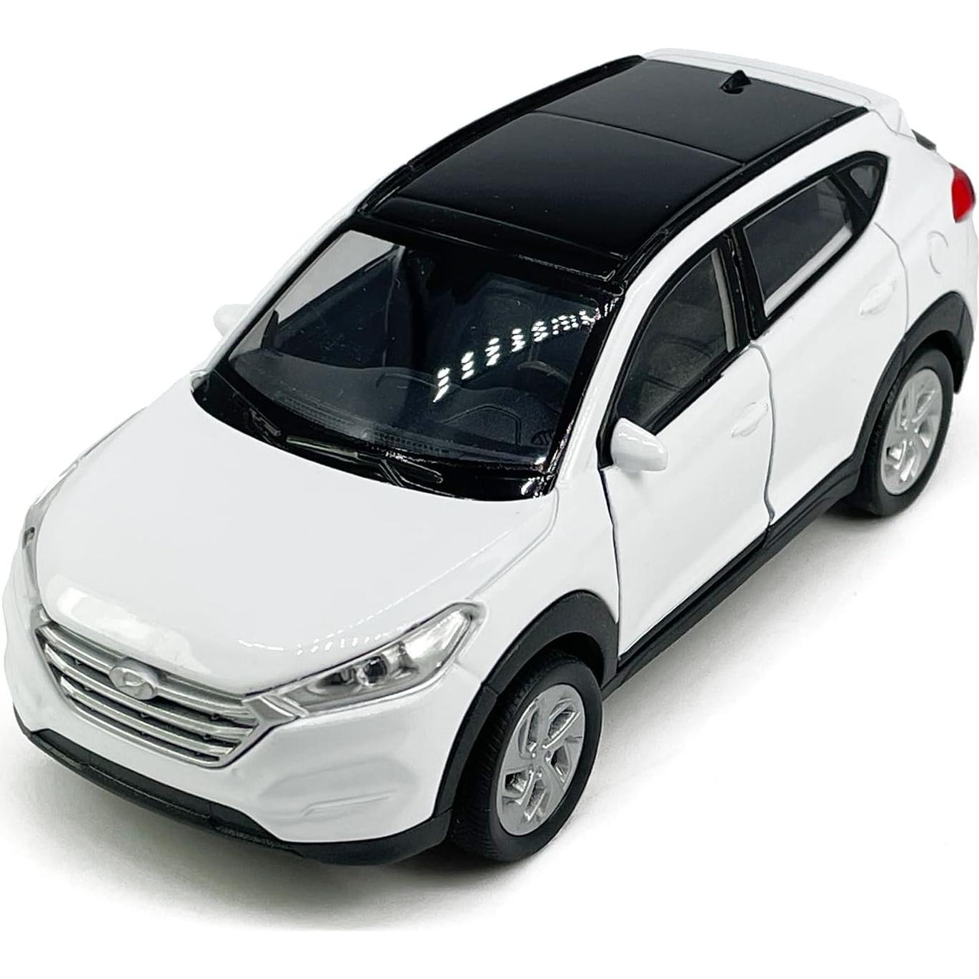 Coche de Juguete Hyundai Tucson 1:36 Metal Diecast Blanco