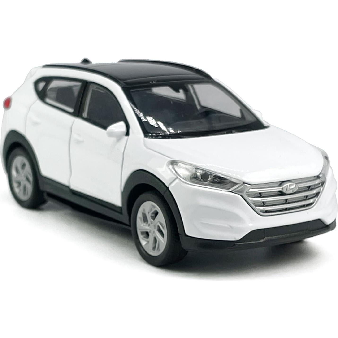 Coche de Juguete Hyundai Tucson 1:36 Metal Diecast Blanco