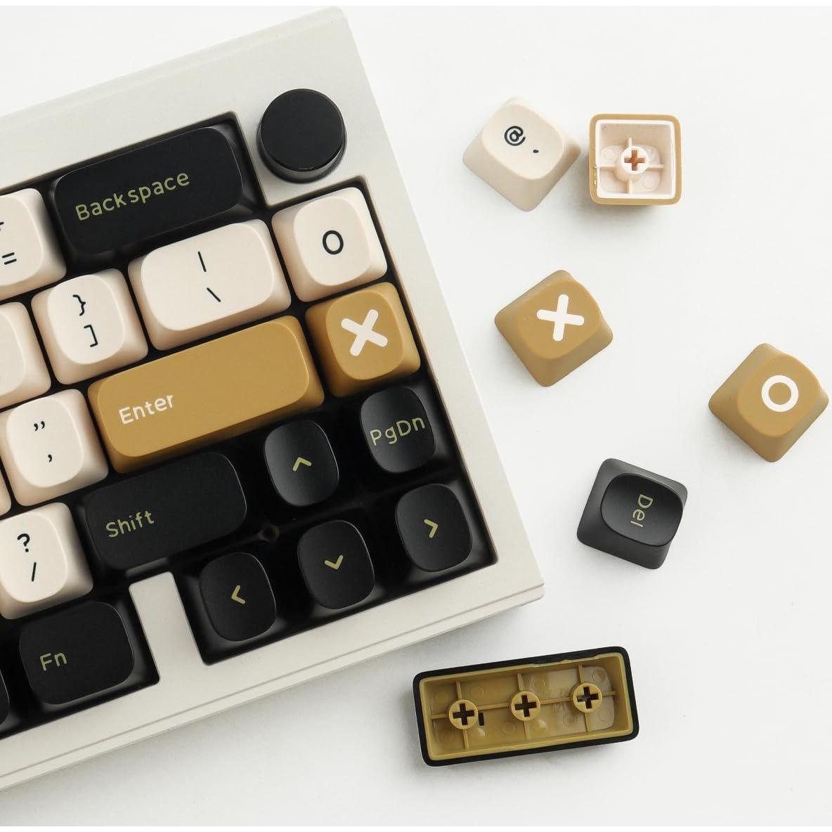 Conjunto de Teclas Mecánicas PBT Hyekit 172 Teclas Amarillo