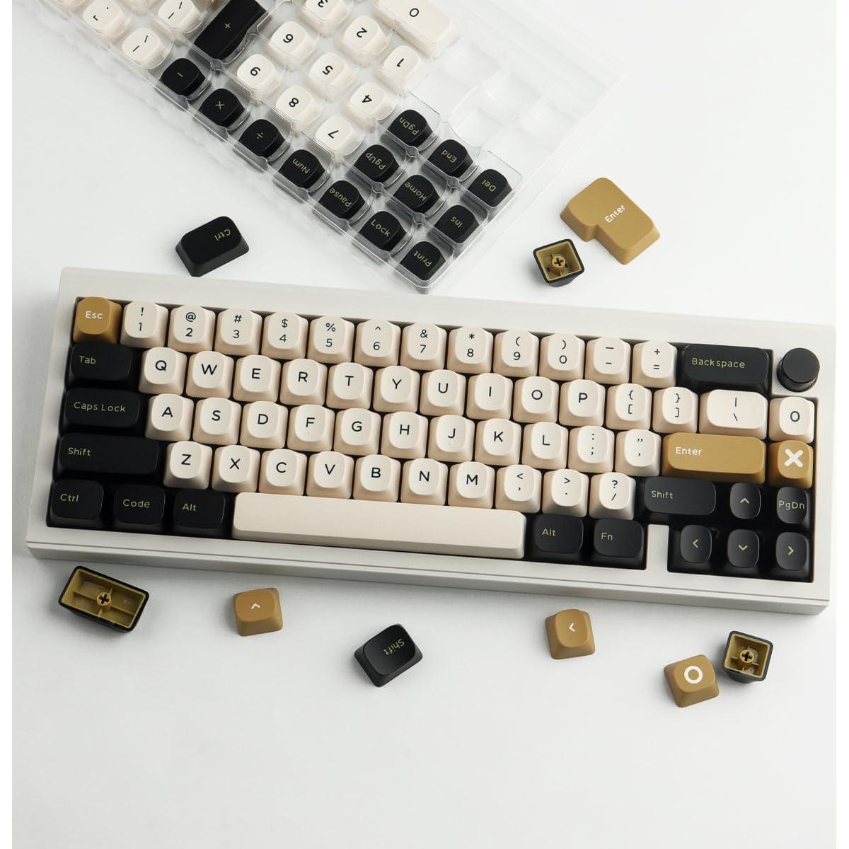 Conjunto de Teclas Mecánicas PBT Hyekit 172 Teclas Amarillo