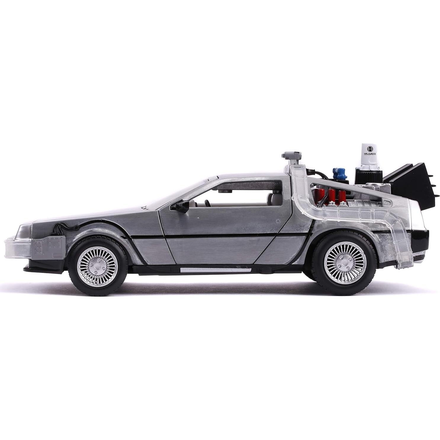 Juguete Diecast Jada 1:24 Máquina del Tiempo Regreso al Futuro
