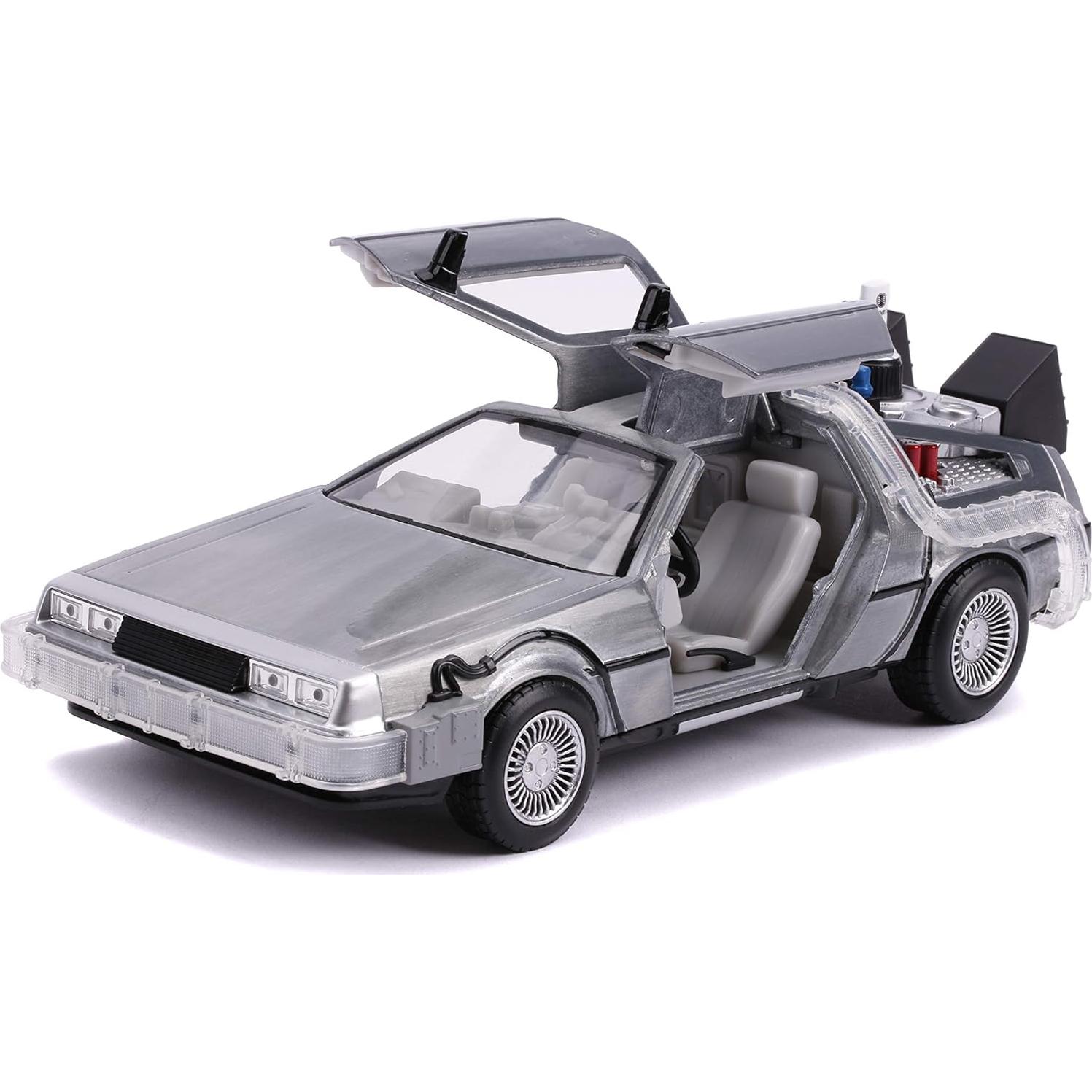 Juguete Diecast Jada 1:24 Máquina del Tiempo Regreso al Futuro