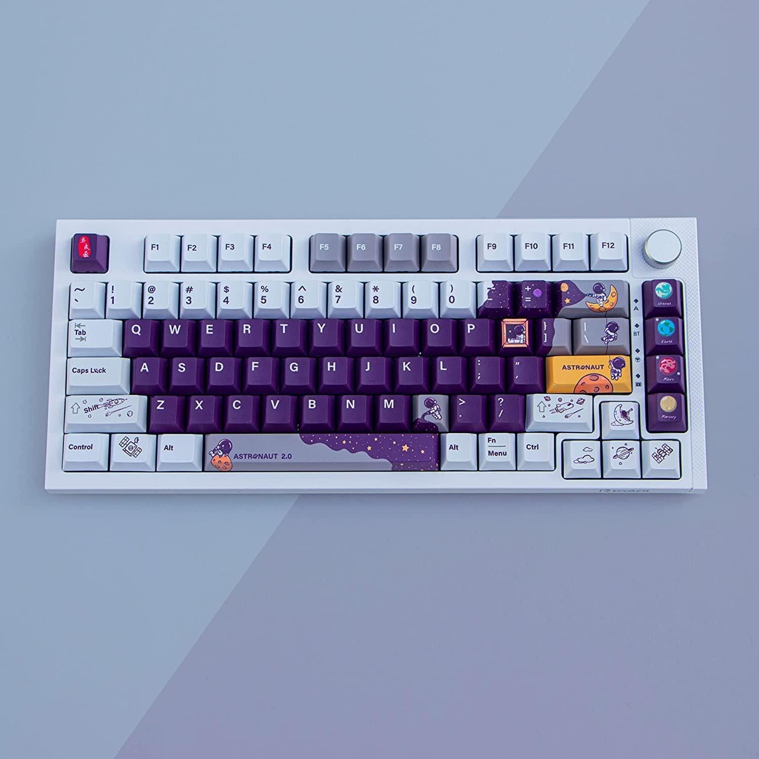 Teclado Mecánico PBT 143 Teclas Cherry Morado MICYFA