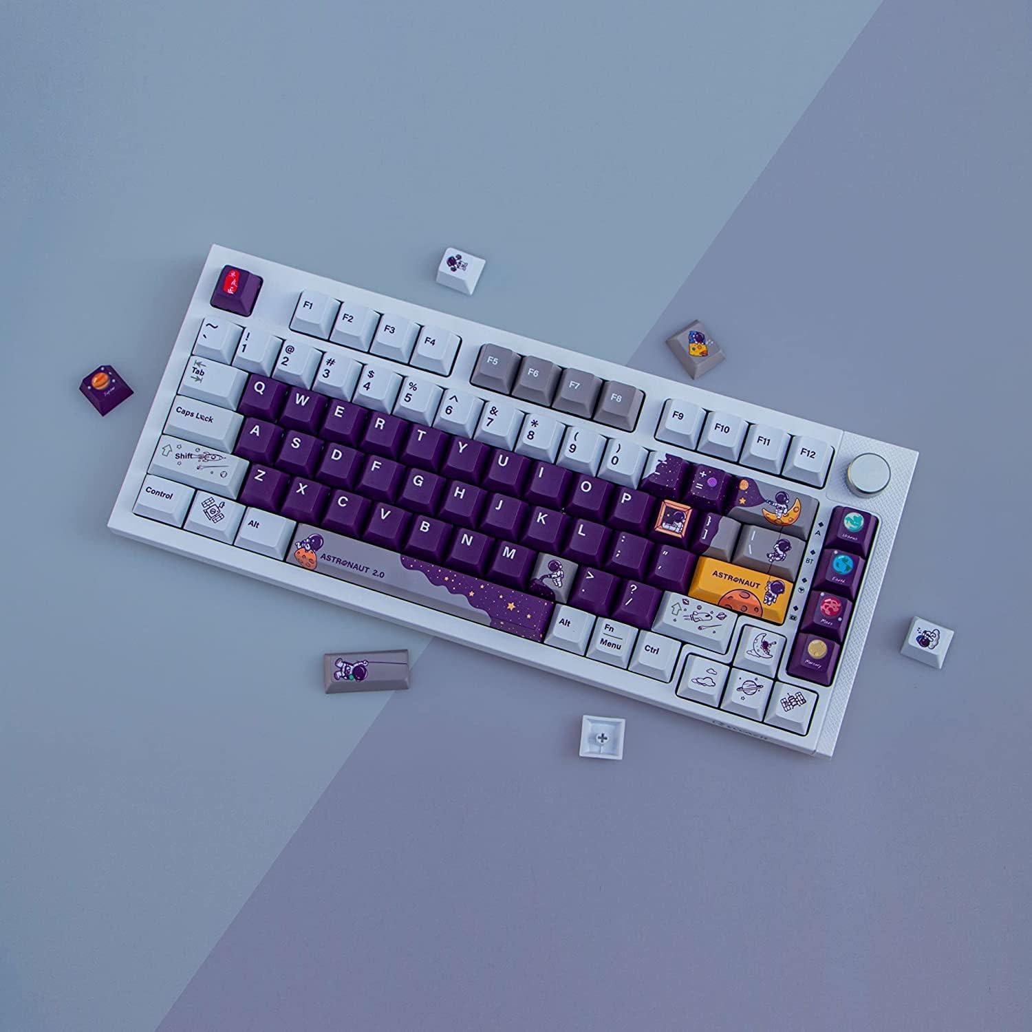Teclado Mecánico PBT 143 Teclas Cherry Morado MICYFA