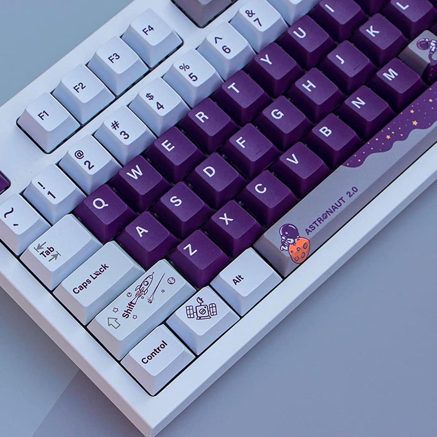 Teclado Mecánico PBT 143 Teclas Cherry Morado MICYFA