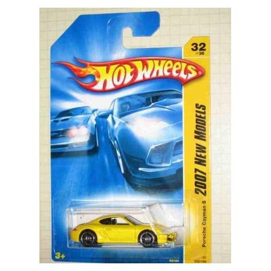 Coche Coleccionable Hot Wheels Porsche Cayman S 1:64 Amarillo