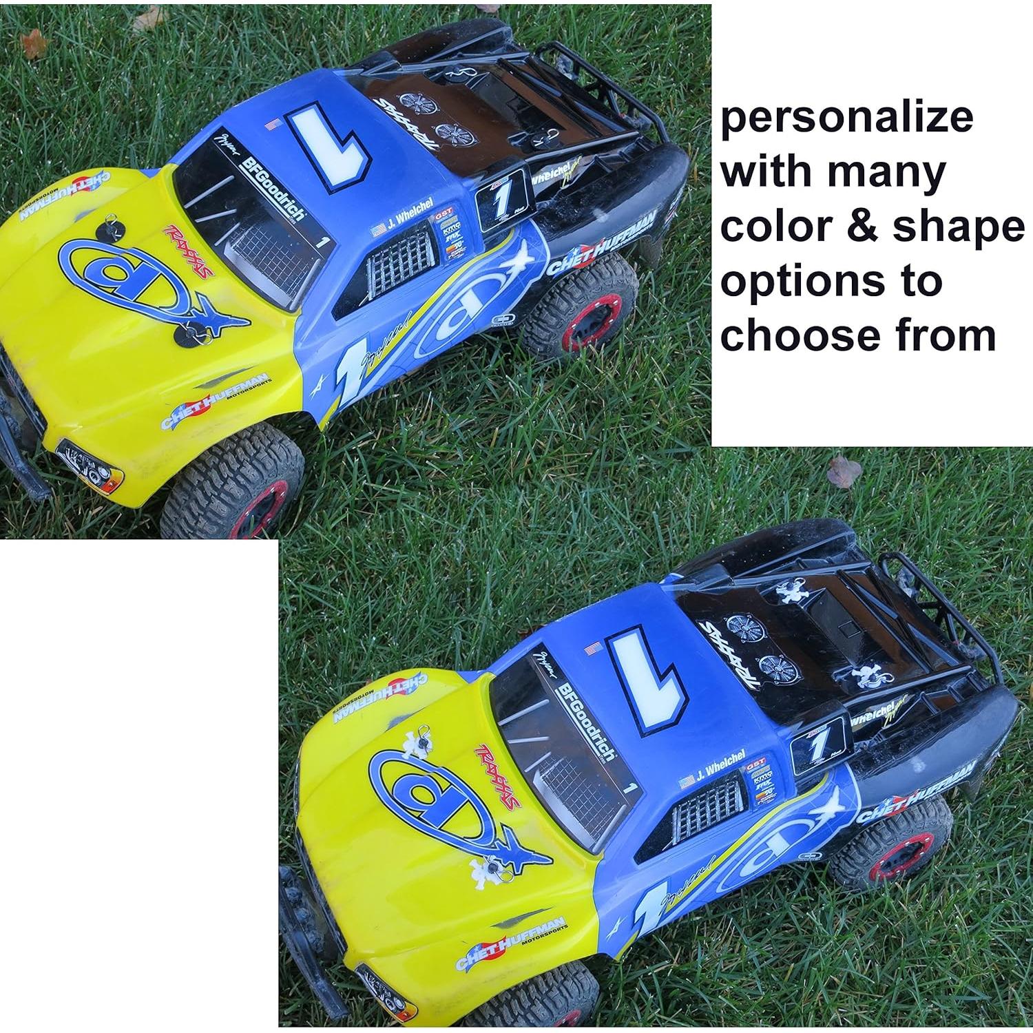 Arandelas Redondas Negras Bastens 8 Piezas para RC 1/10