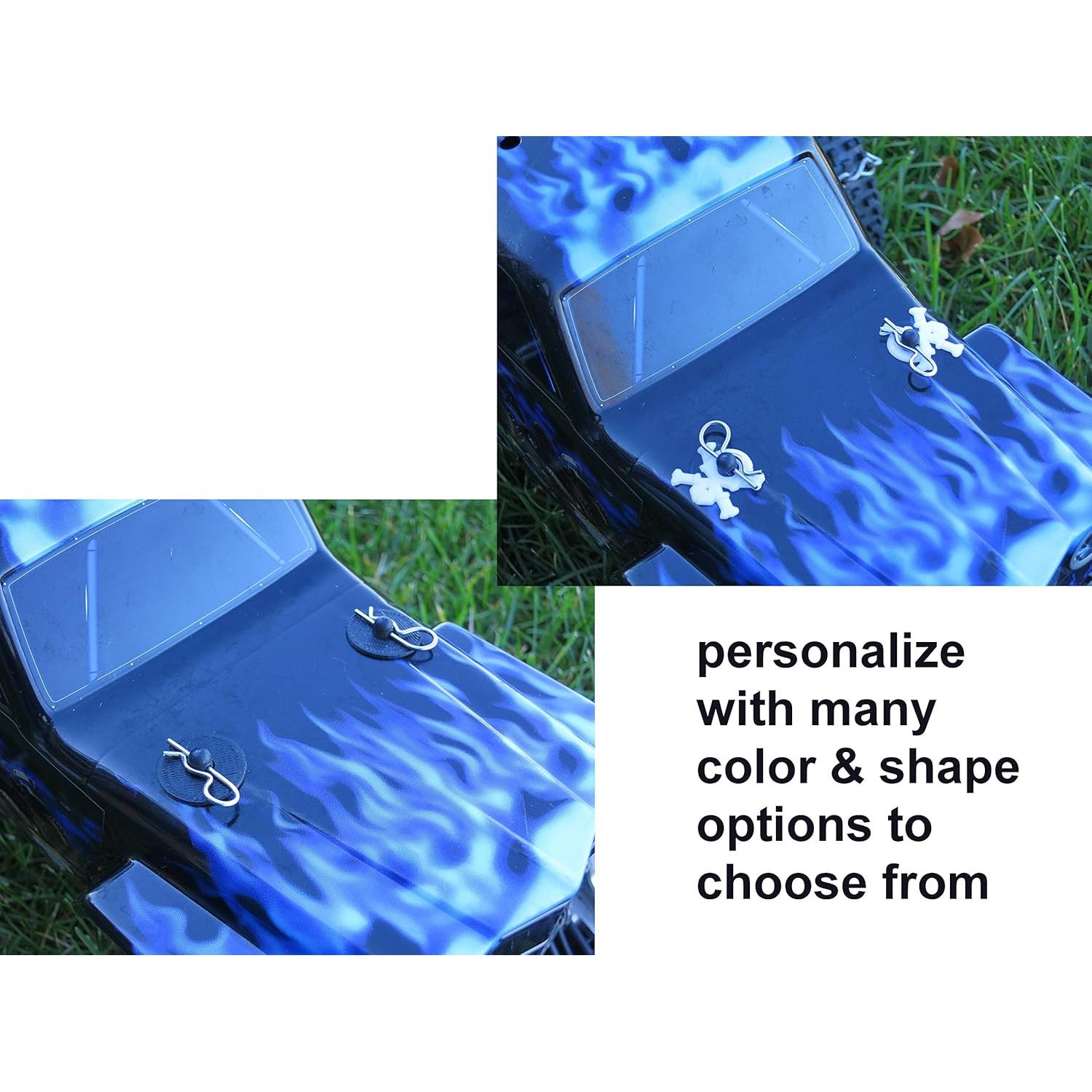 Arandelas Redondas Negras Bastens 8 Piezas para RC 1/10