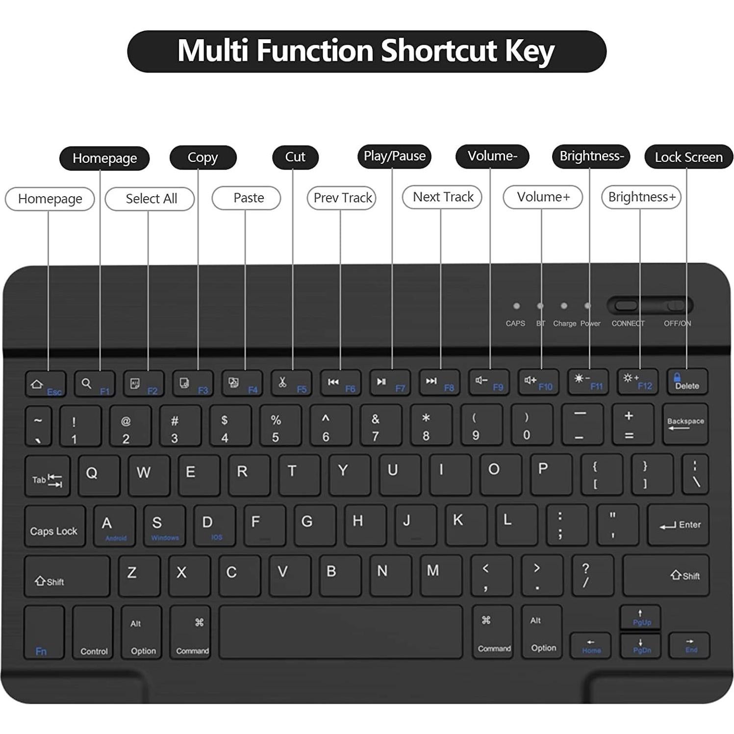 Funda de Teclado Lenovo Tab P11 2da Gen 11.5 Bluetooth