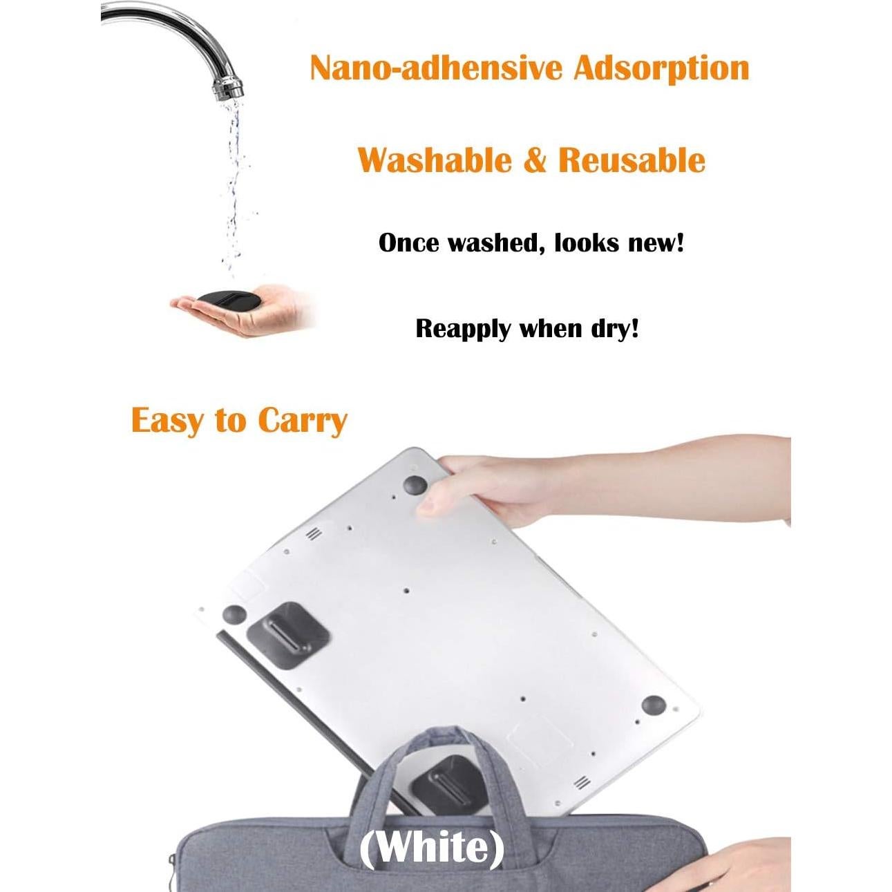 Soporte Ergonómico para Teclado y Laptop Facil Blanco