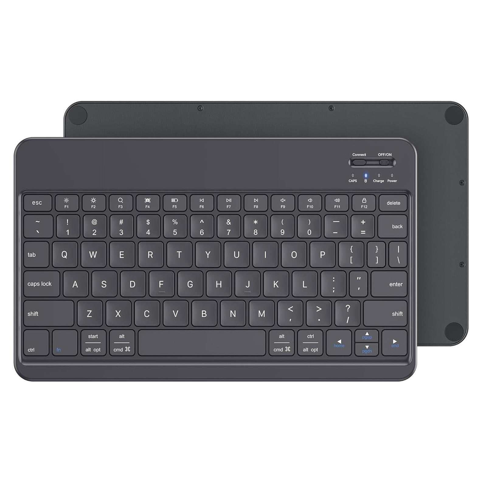 Teclado Inalámbrico Emetok Bluetooth Portátil con Teclas Grandes