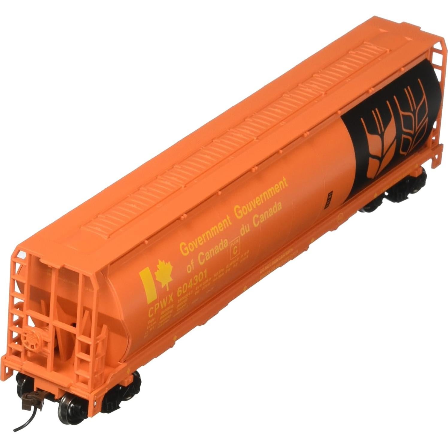 Vagón de Carga Cilíndrico de Grano Bachmann HO 4 Bahías