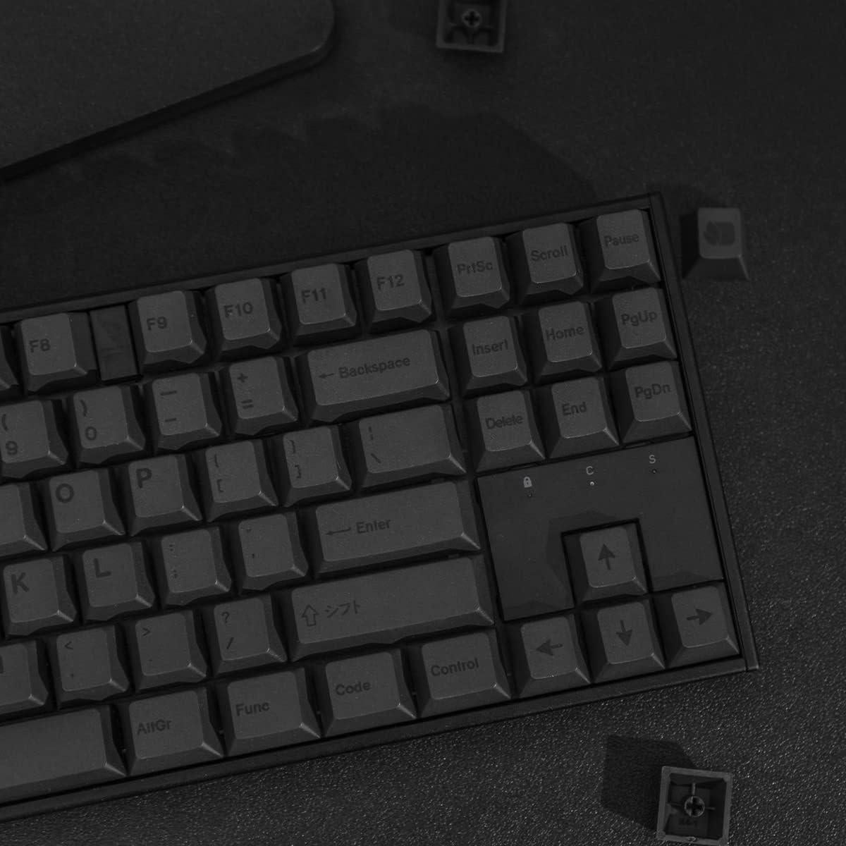 Juego de Teclas PBT 60% Gliging 142 Teclas DYE-Sub Negro