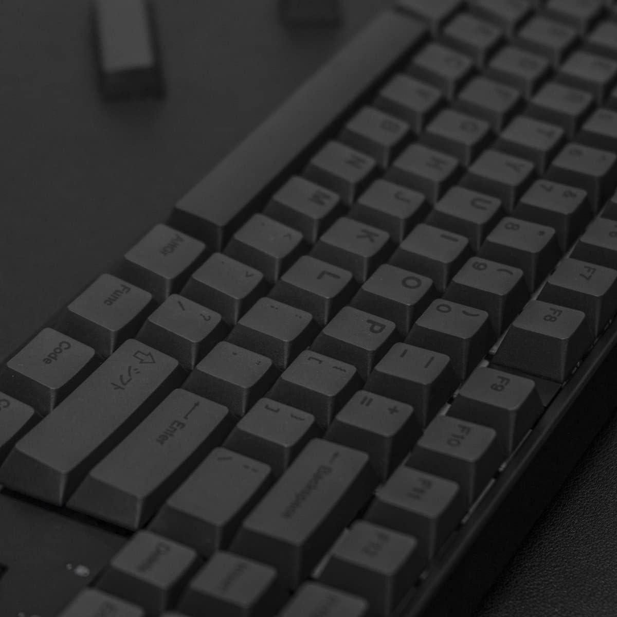 Juego de Teclas PBT 60% Gliging 142 Teclas DYE-Sub Negro