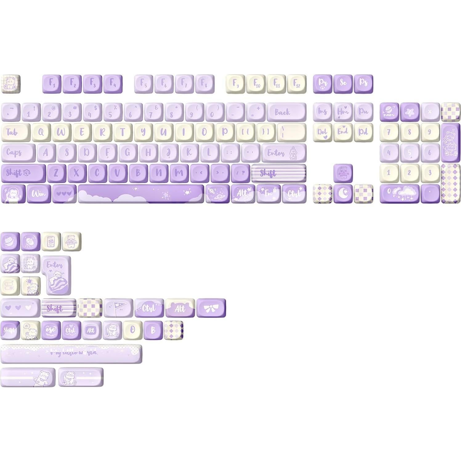 Teclado Mecánico Inalámbrico YUNZII AL80 Plata 136 Teclas MOA