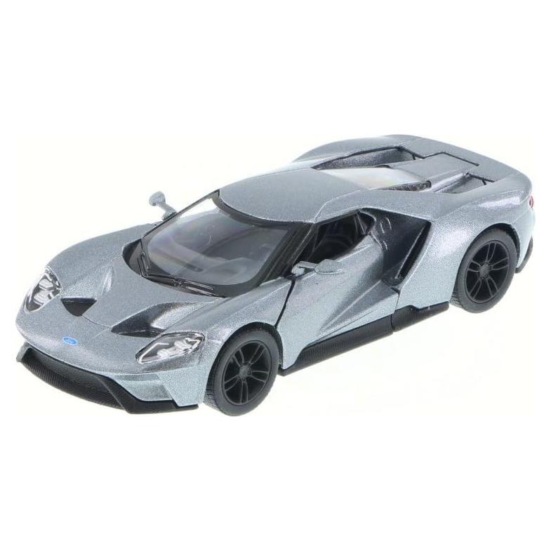 Modelo Die-Cast 2017 Ford GT KiNSMART 1:38 12.7 cm Plata