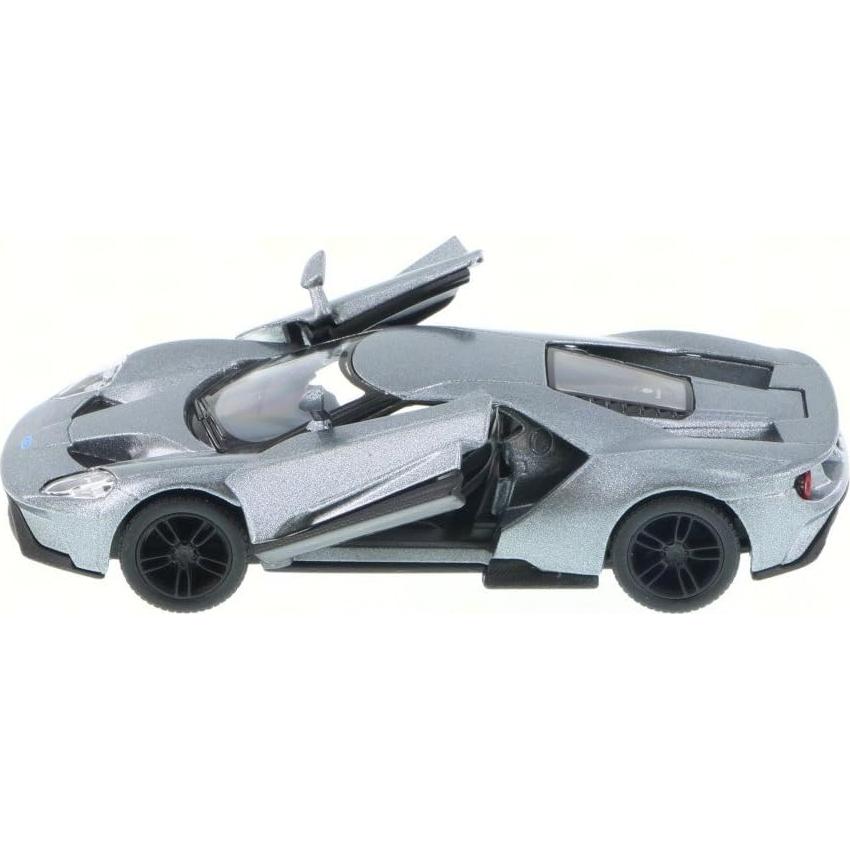 Modelo Die-Cast 2017 Ford GT KiNSMART 1:38 12.7 cm Plata