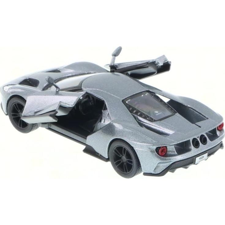 Modelo Die-Cast 2017 Ford GT KiNSMART 1:38 12.7 cm Plata