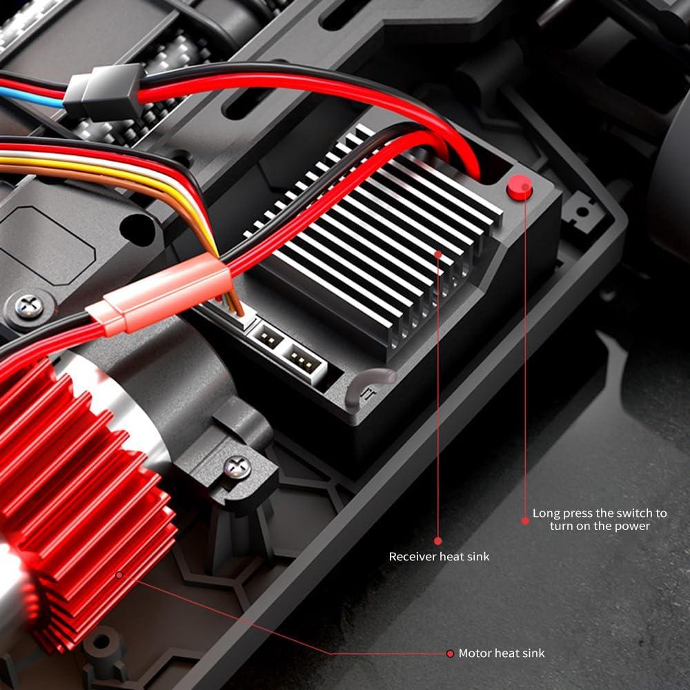 Coche RC Drift Hylukon 1:12 4WD 30 km/h con Luces LED