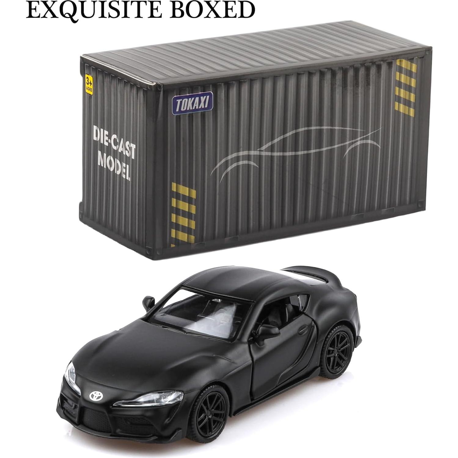 Coche de Juguete Die-Cast Toyota Supra 2020 Negro 1/36