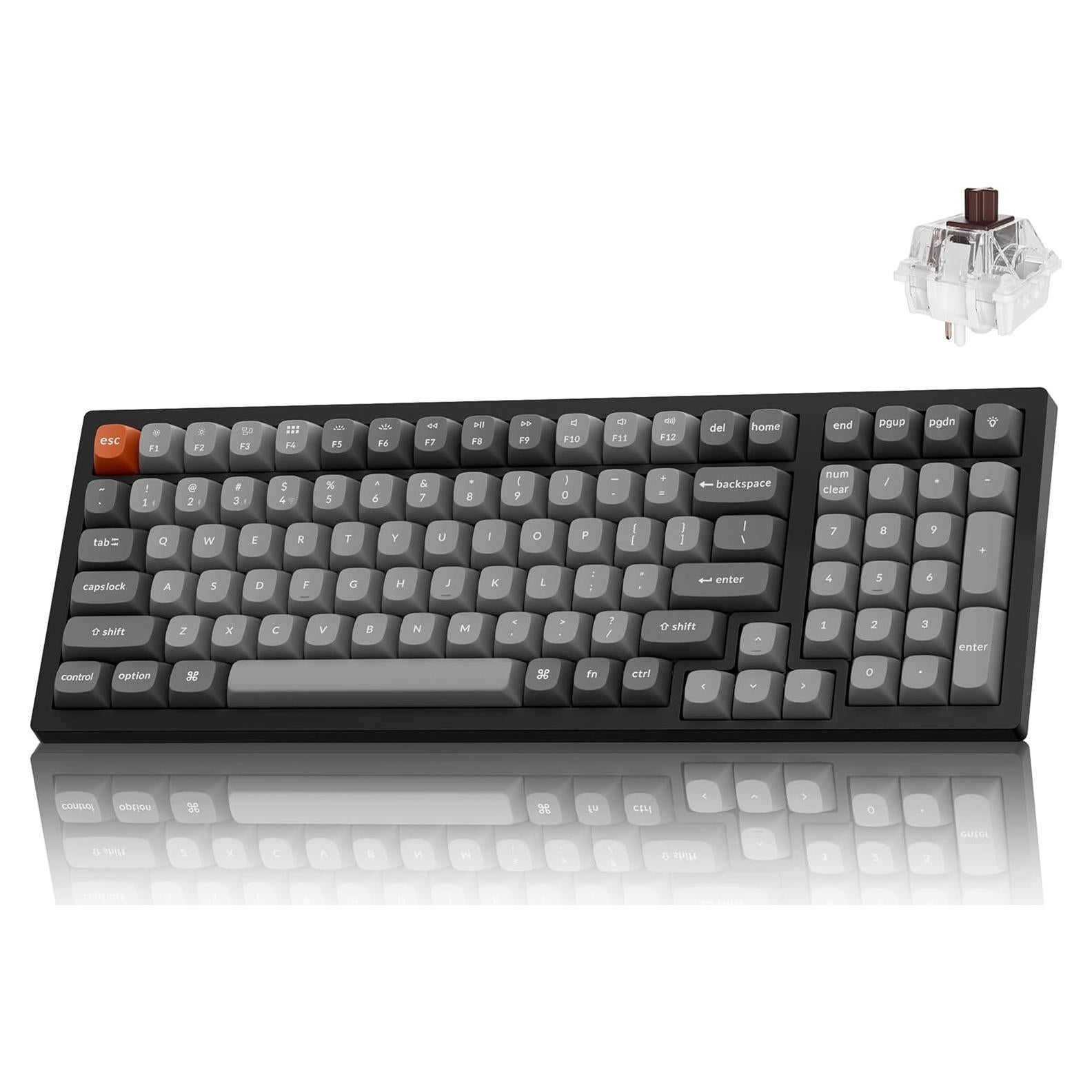 Teclado Mecánico Inalámbrico Keychron K4 Max 96% Retroiluminado
