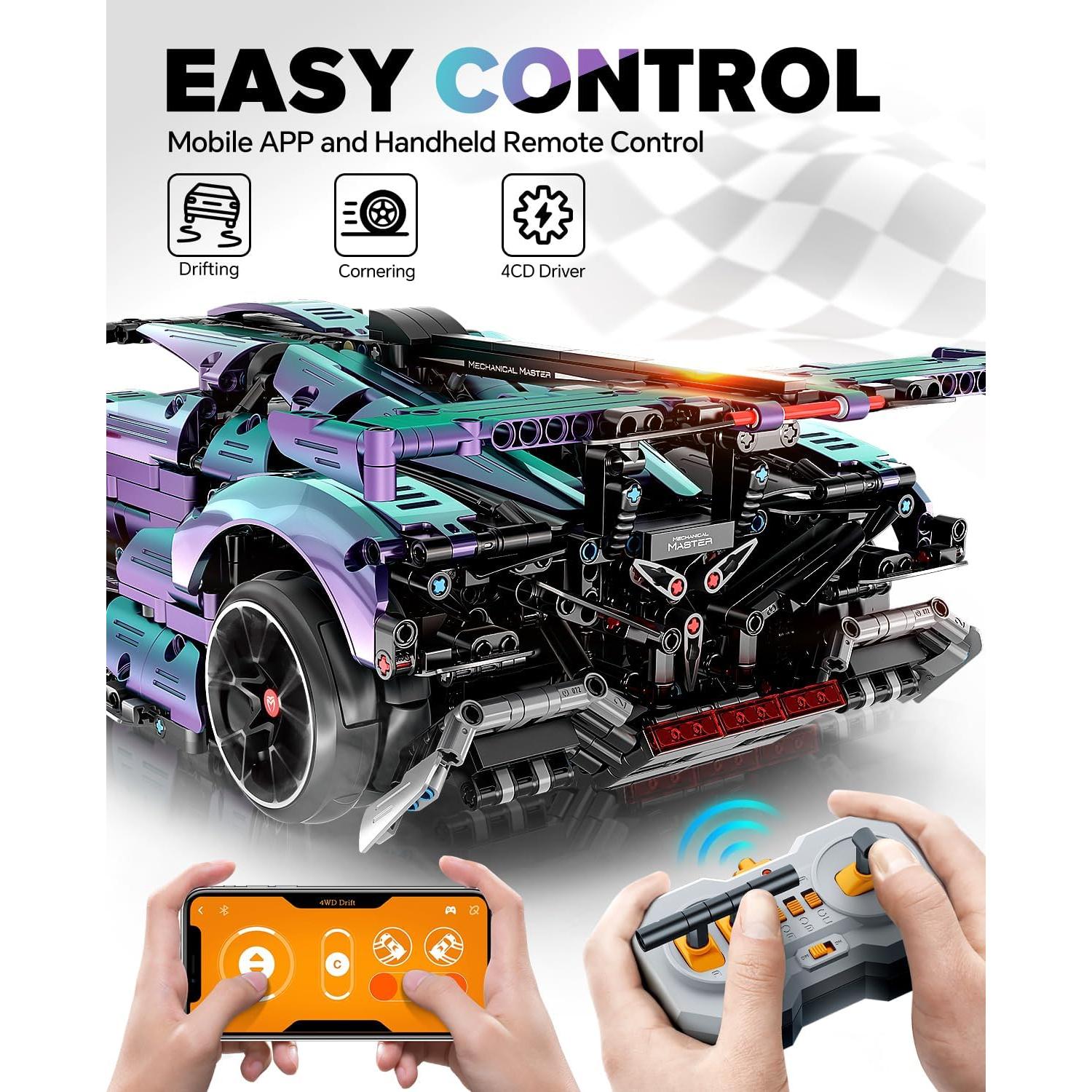 Kit de Construcción Auto Deportivo BAV 1:10 Control Remoto