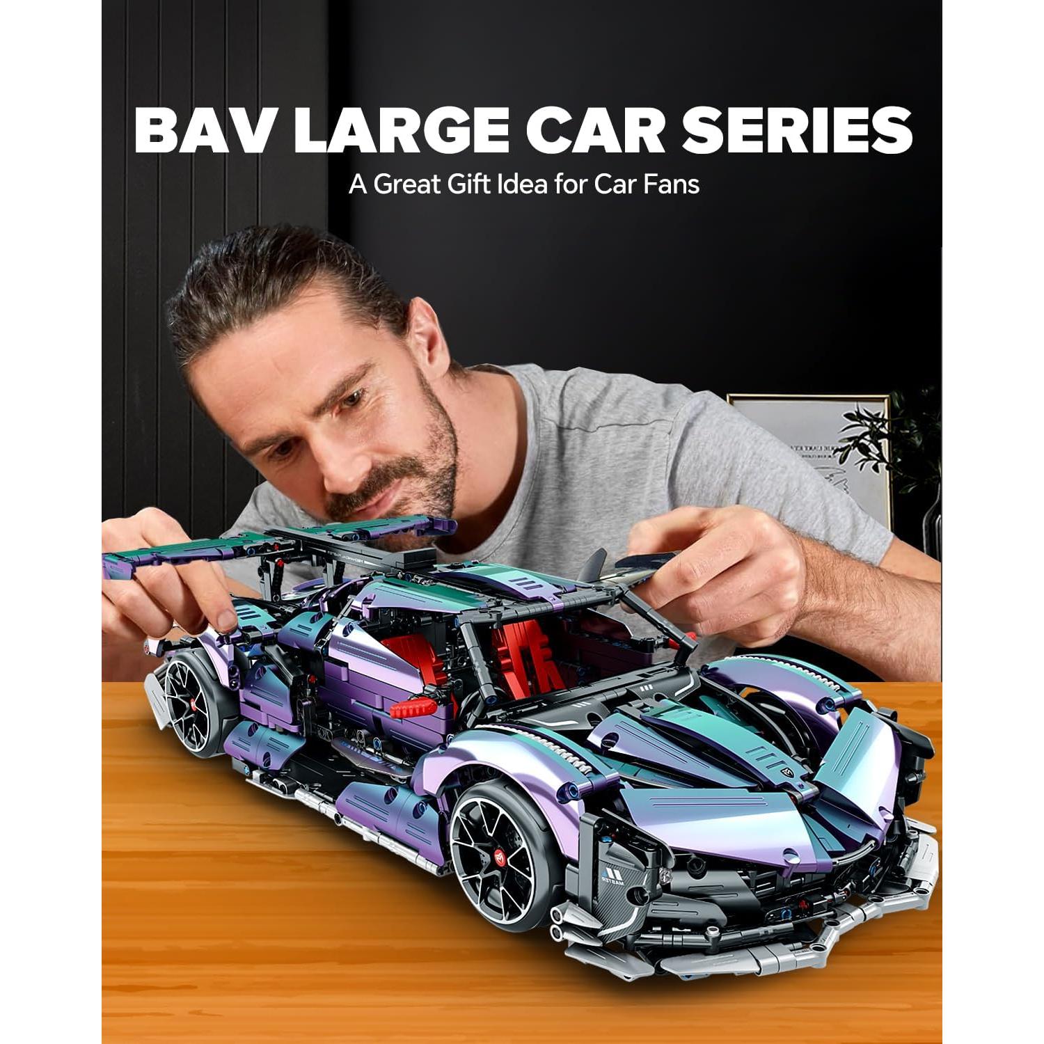 Kit de Construcción Auto Deportivo BAV 1:10 Control Remoto