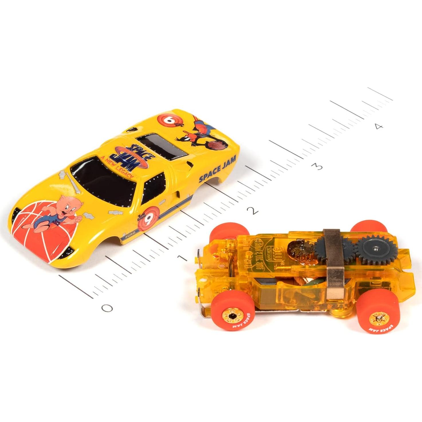 Coche de Slot Auto World Thunderjet 1966 Ford GT40 Escala 1:64