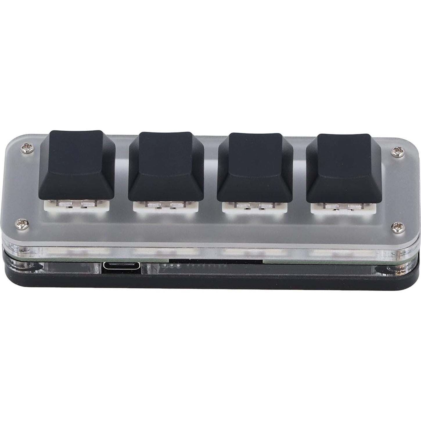 Teclado Mecánico Mini Walfront Red Switch USB C RGB Programable