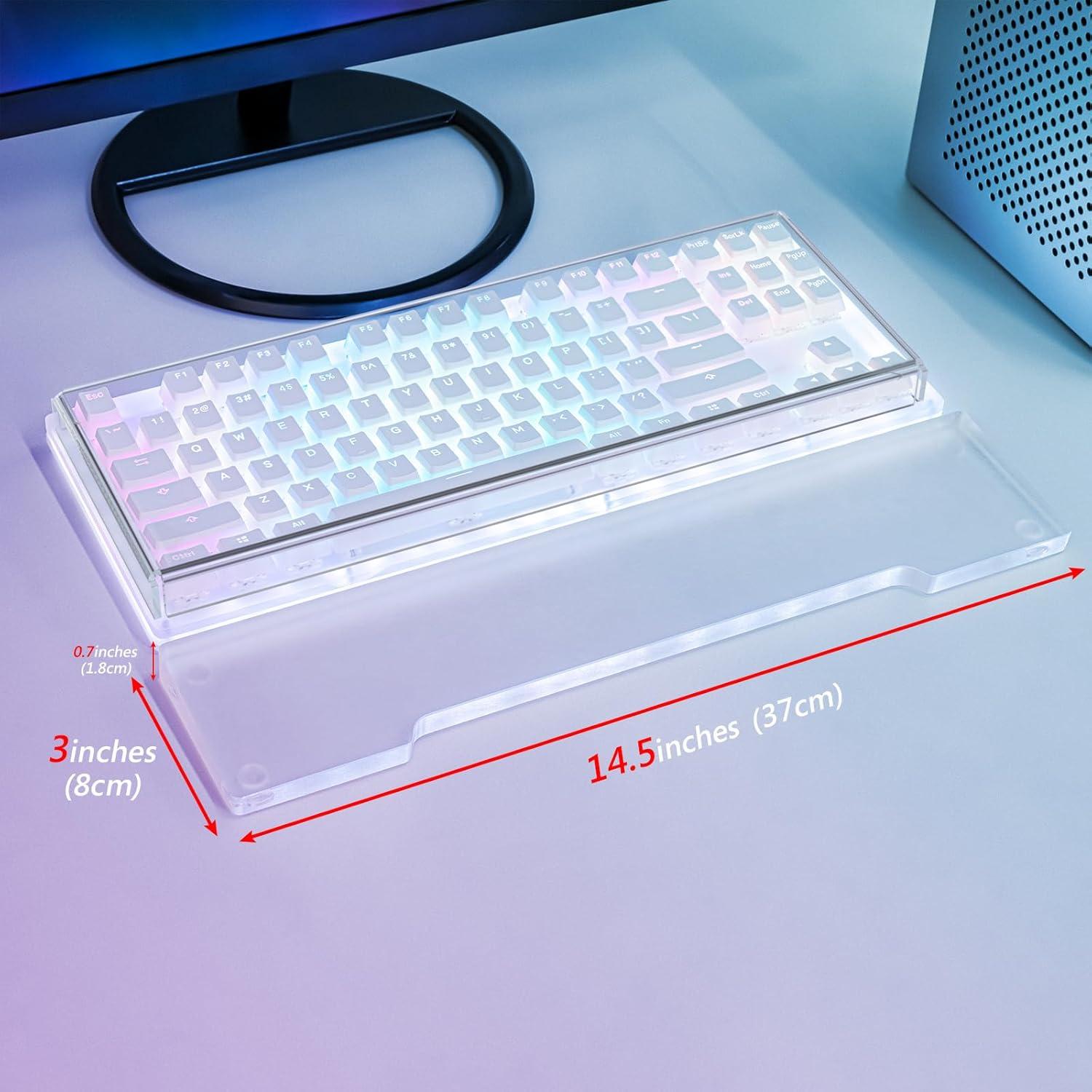 Reposamuñecas Ergonómico Acrílico GEEKRIA para Teclado TKL