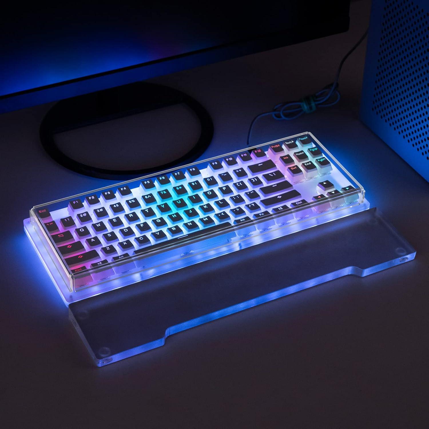 Reposamuñecas Ergonómico Acrílico GEEKRIA para Teclado TKL