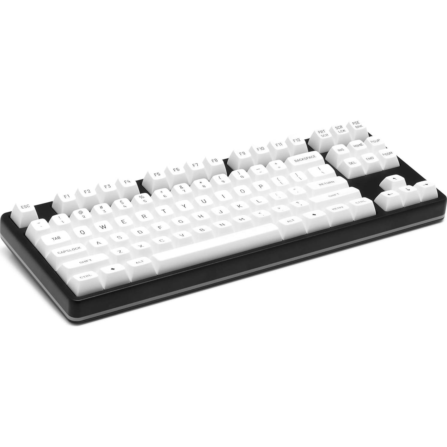 DROP MT3 Black-on-White Keycap Set, ABS Hi-Profile Keycaps, Doubleshot Legends, MX Style Covers Fullsize, Tenkeyless, Winkeyless, 60%, 65%, and 75% (Base Kit)