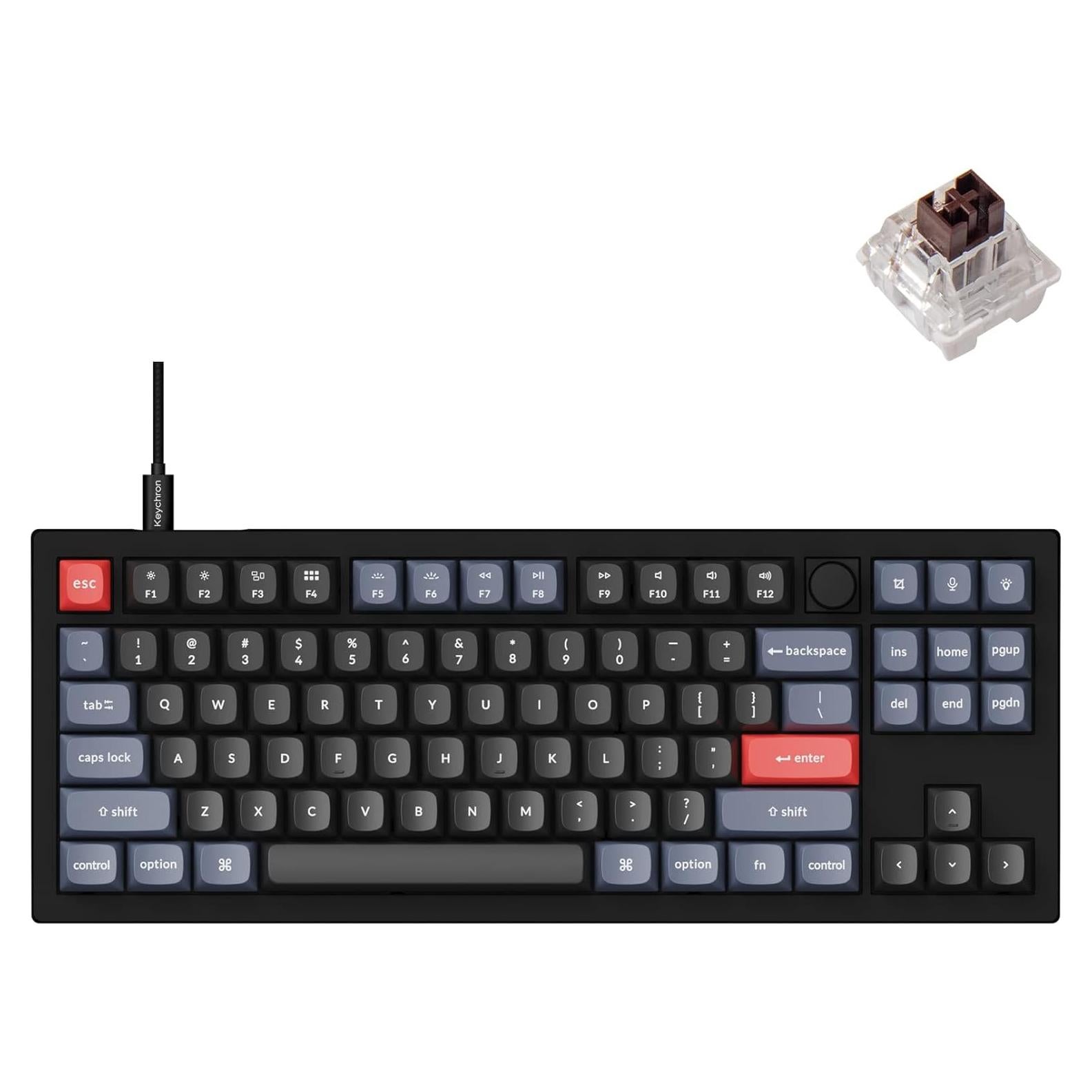 Teclado Mecánico Keychron V3 TKL Personalizable QMK/VIA
