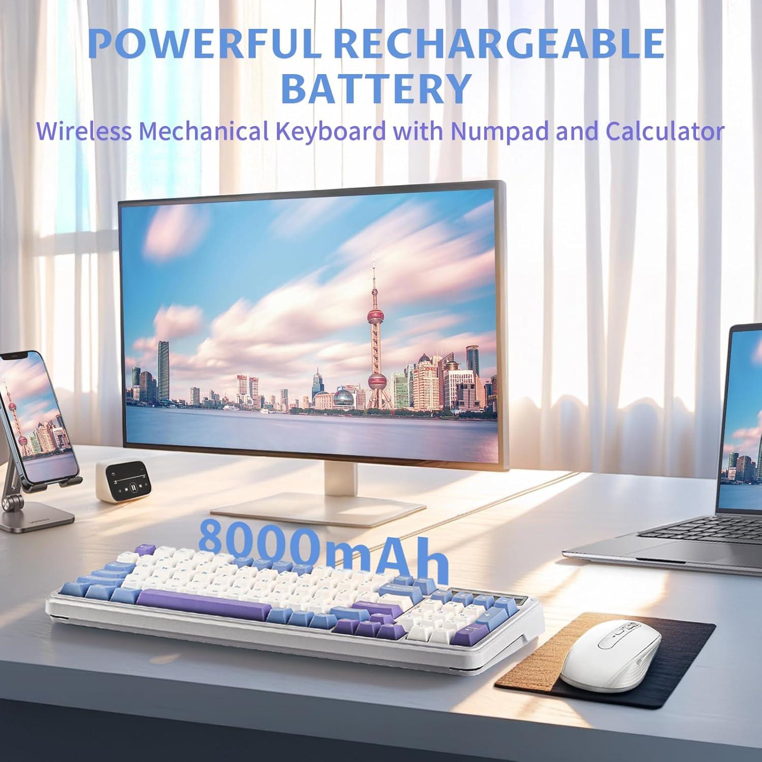 Teclado Inalámbrico EPOMAKER Cypher 96 con Numpad y RGB