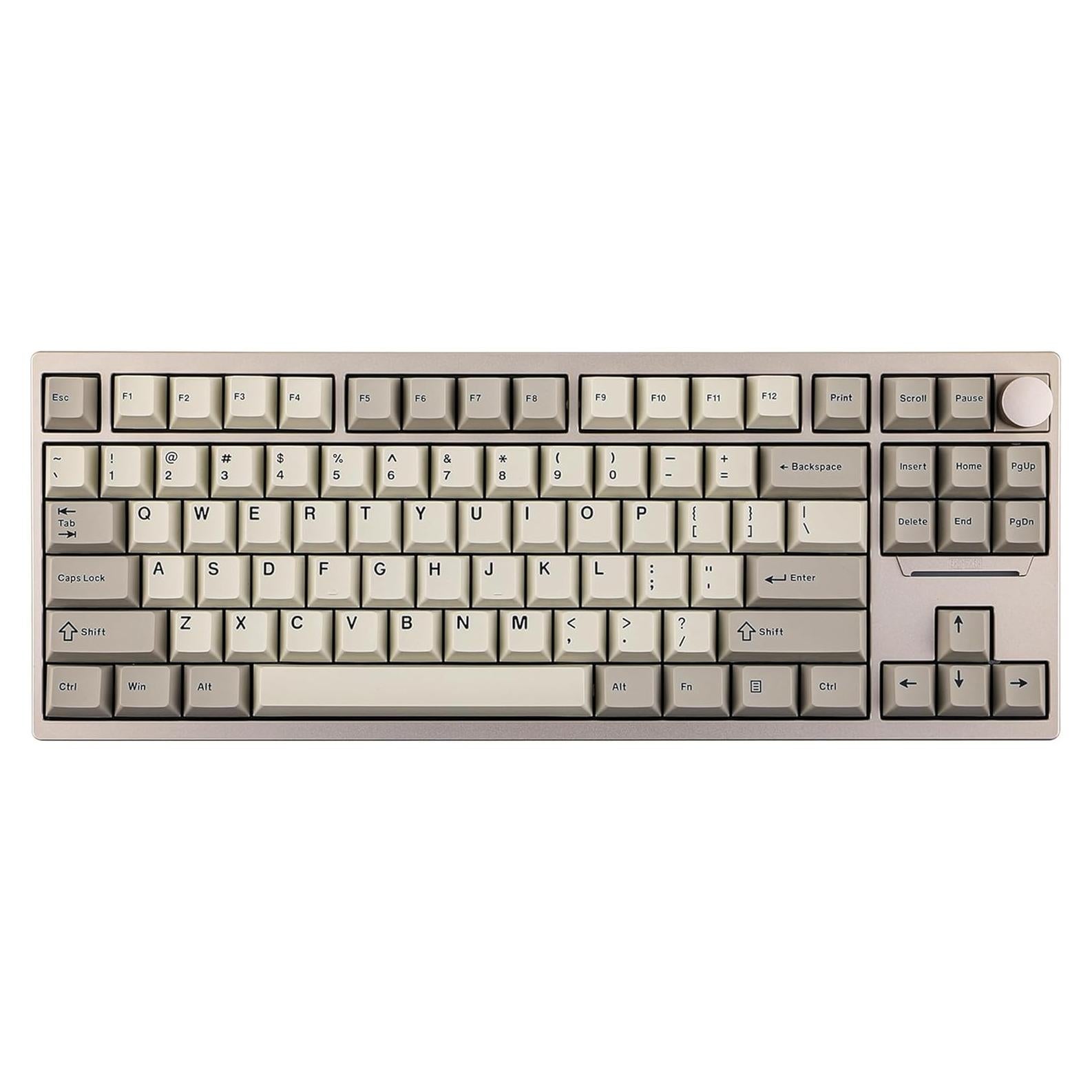 Teclado Inalámbrico TKL EPOMAKER P87 Aluminio RGB Caqui