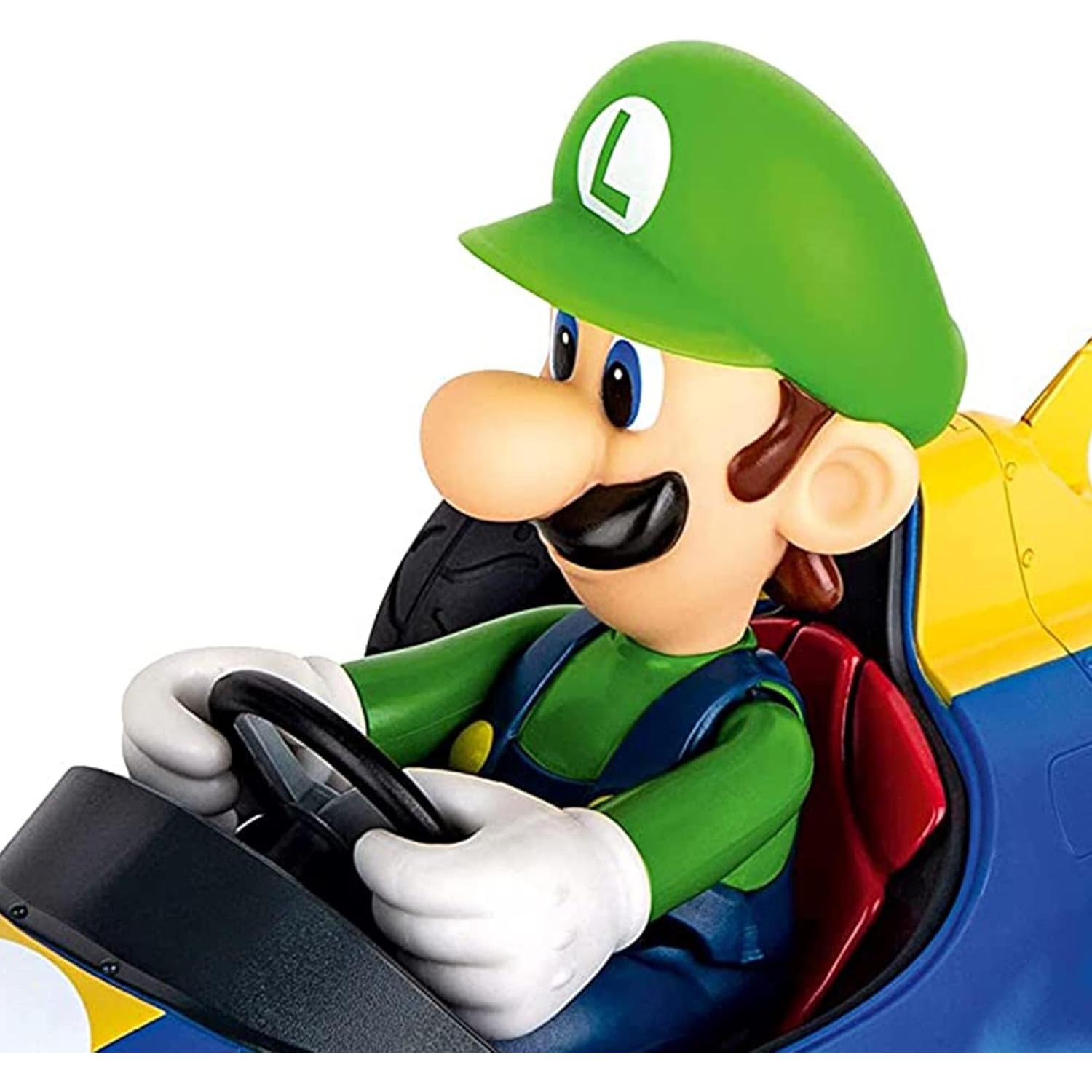 Coche RC Carrera Mario Kart Mach 8 Luigi 1:18 2.4GHz