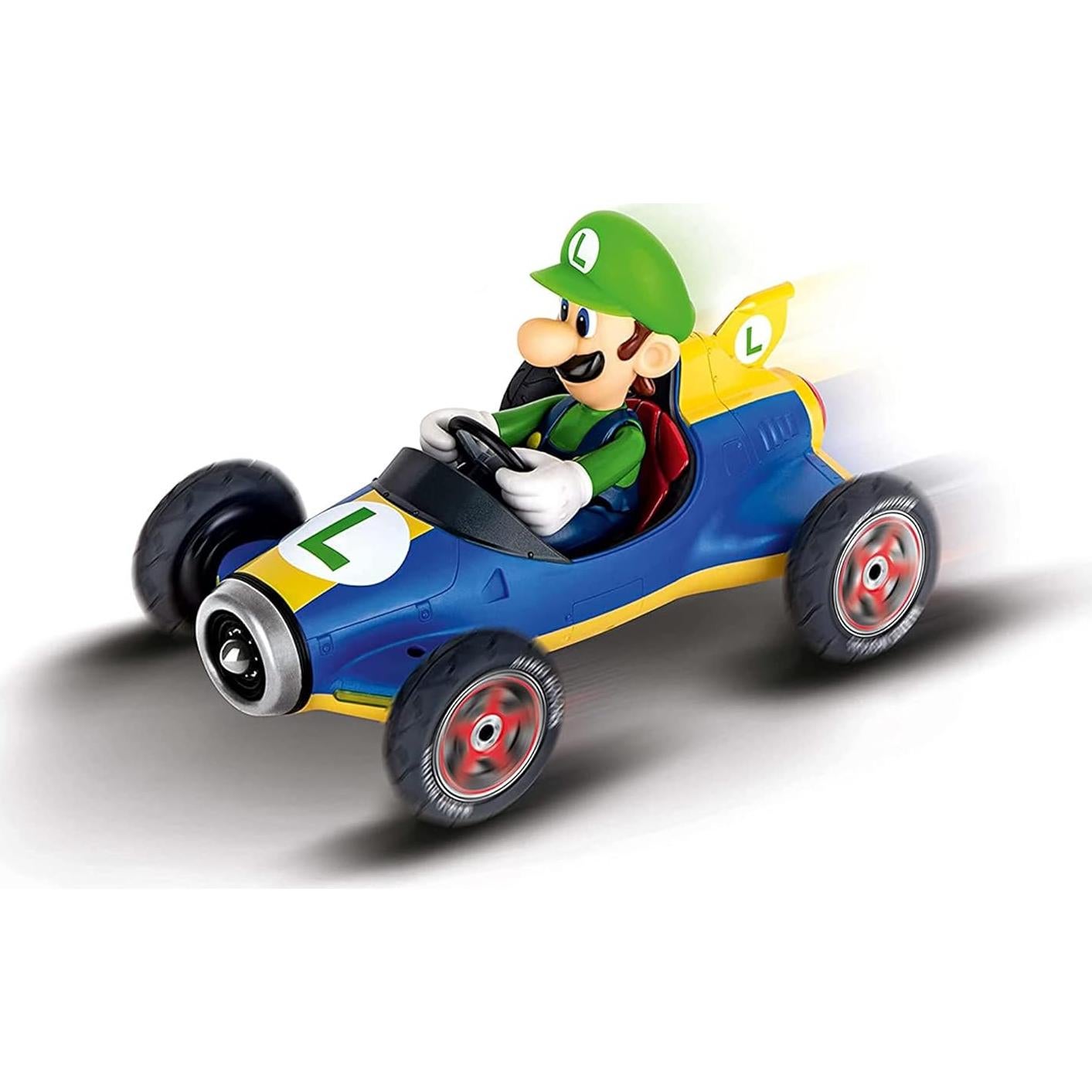 Coche RC Carrera Mario Kart Mach 8 Luigi 1:18 2.4GHz