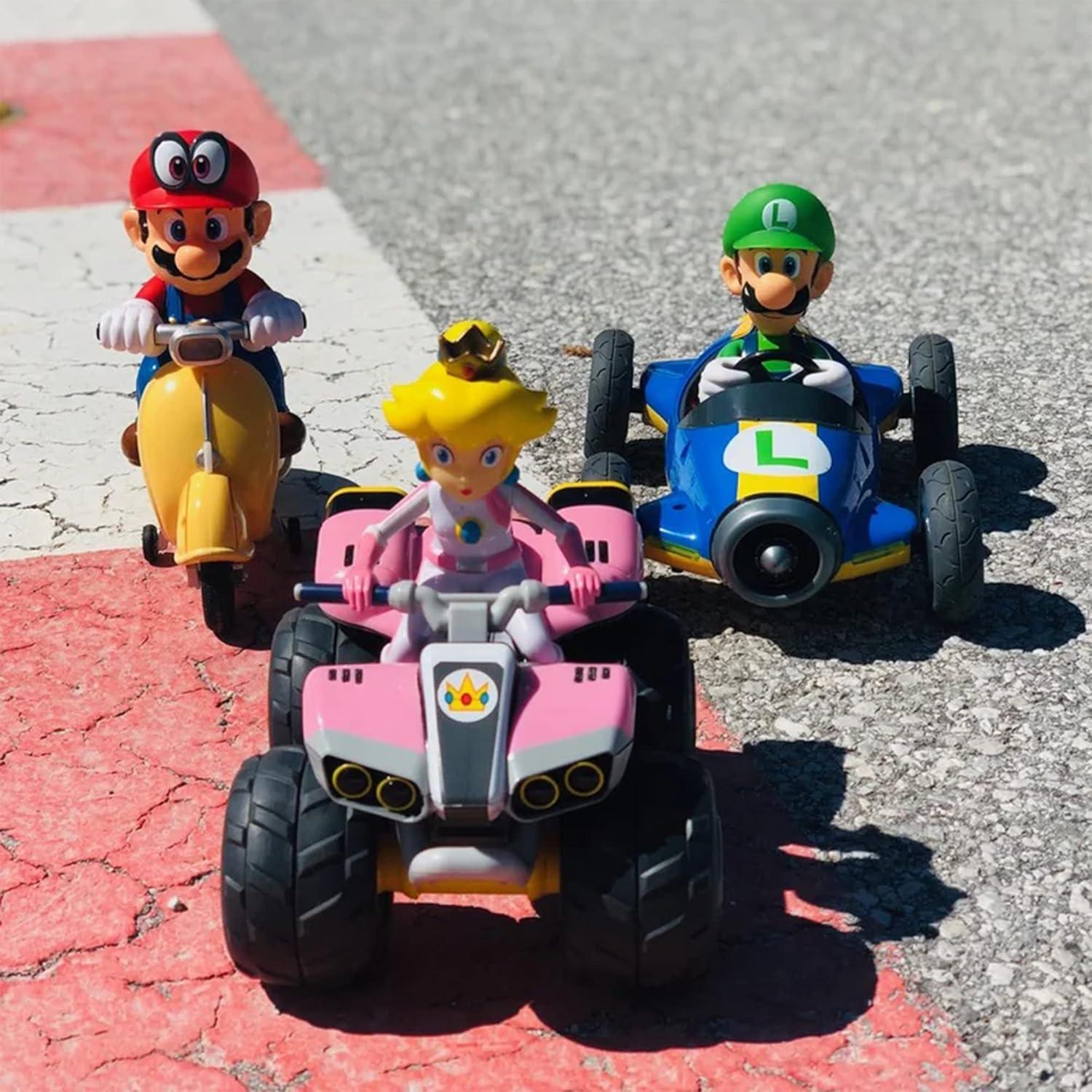 Coche RC Carrera Mario Kart Mach 8 Luigi 1:18 2.4GHz