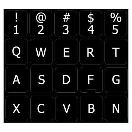 Etiquetas de Teclado Reemplazo Inglés US Online-Welcome