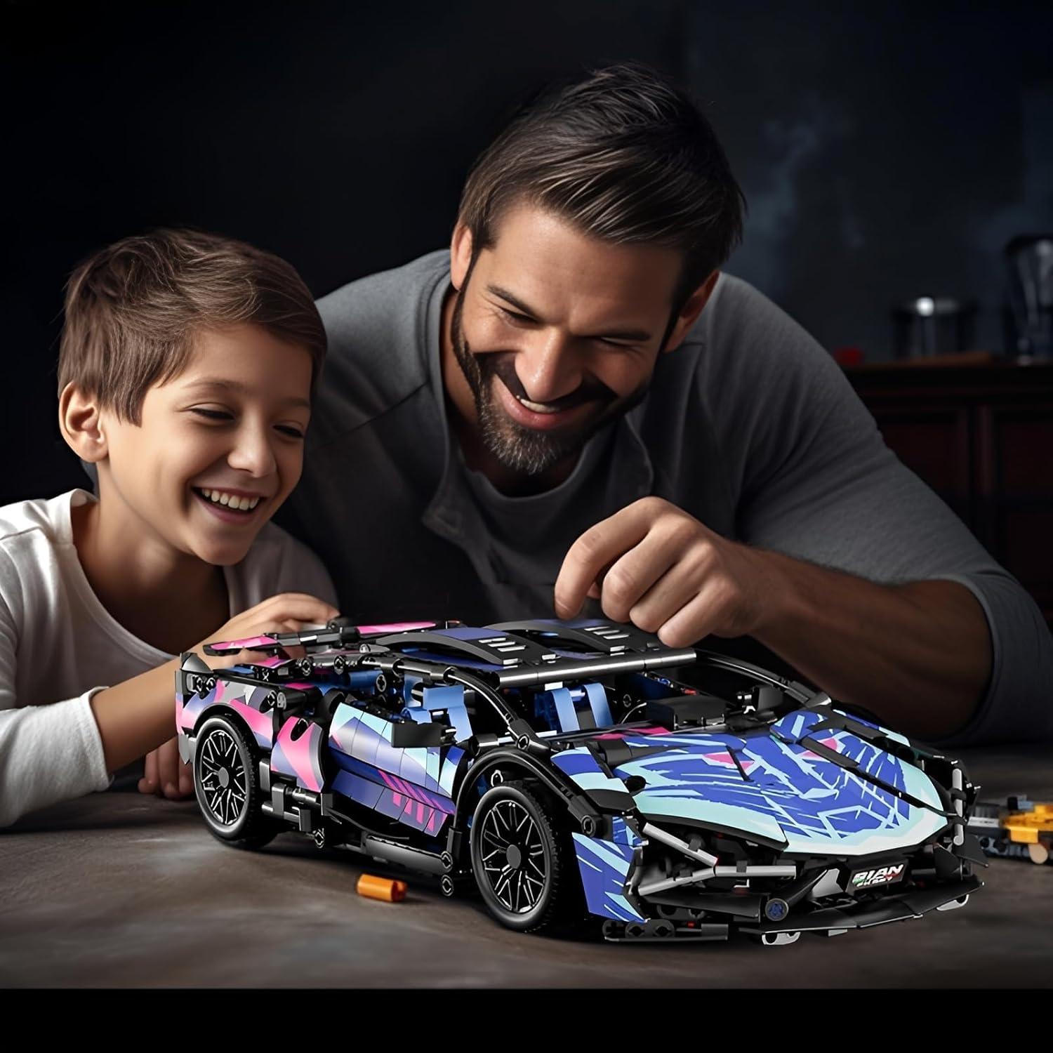 Conjunto de Bloques de Construcción Chodia Supercarro 1:14