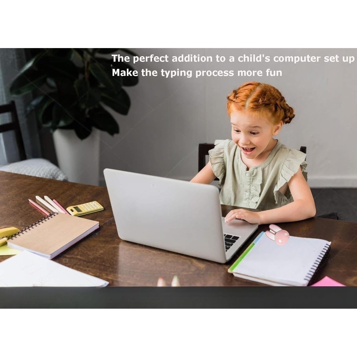 Ratón Inalámbrico Rosa TECCOEUS Diseño Conejo Ergonómico