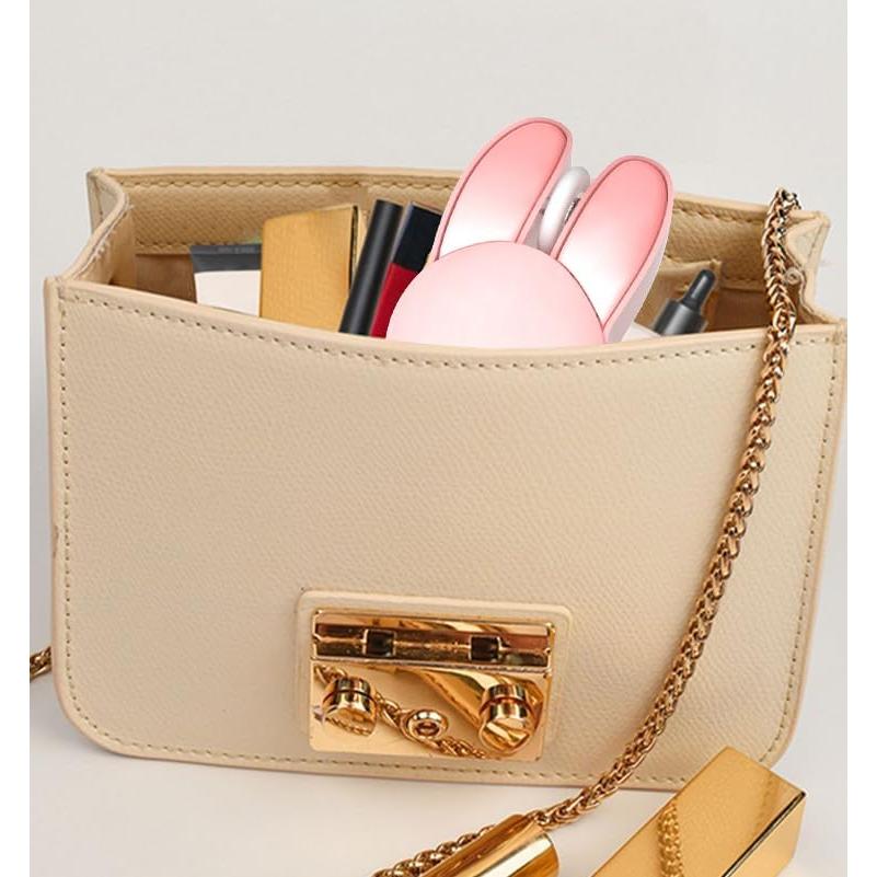 Ratón Inalámbrico Rosa TECCOEUS Diseño Conejo Ergonómico