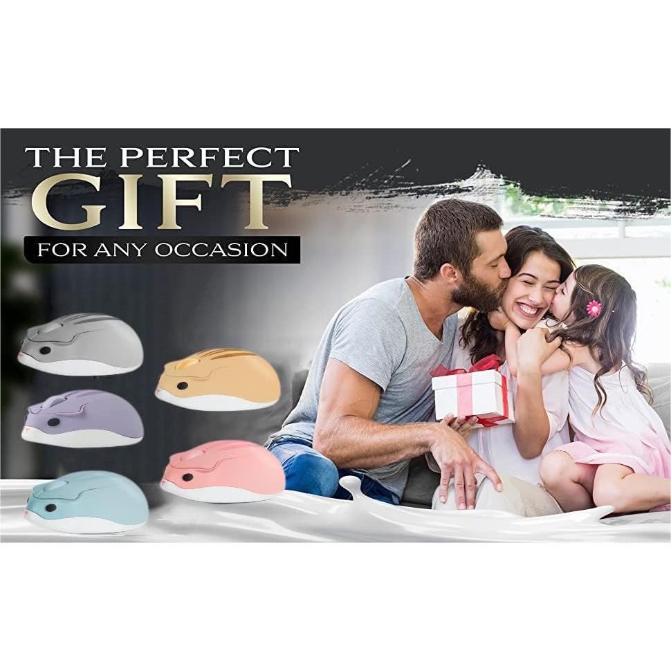 Ratón Óptico Inalámbrico SXBan en Forma de Hámster 1200DPI