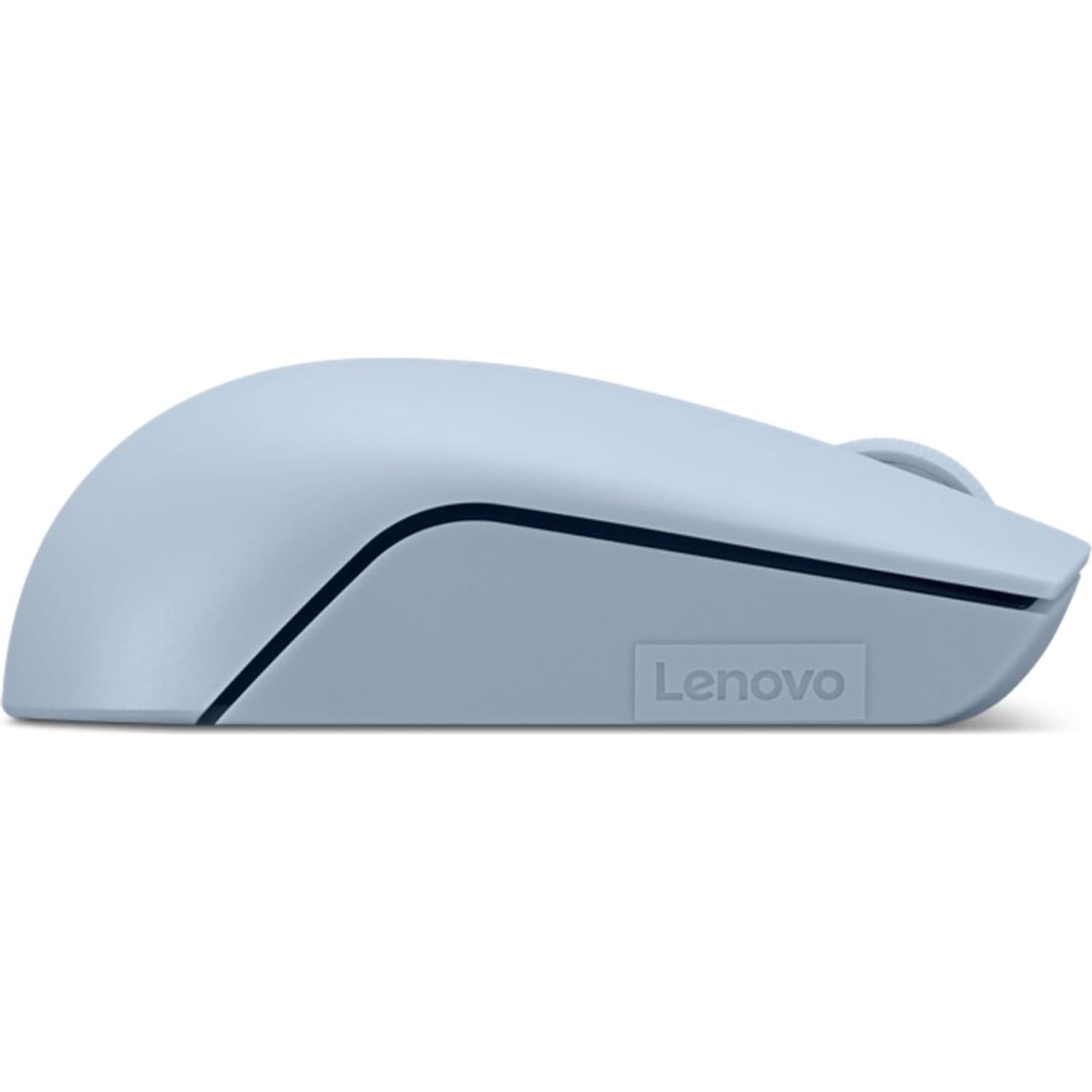 Lenovo 300 Wireless Compact Mouse – 2.4 GHz Cordless Computer Mouse for PC & Laptop with Windows – Ambidextrous Design – Optical Sensor 1000 DPI – 12-Month Battery Life – USB Nano Receiver, Black