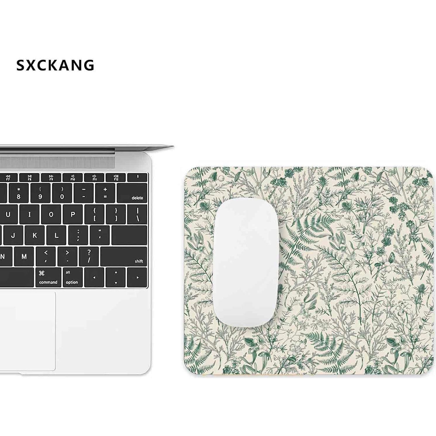Alfombrilla de Ratón SXCKANG Botánica Vintage 24x20 cm Antideslizante